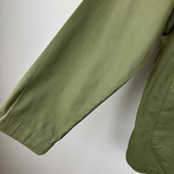 J.Crew Blazer Jacket Chino Cotton Oversized Gold Buttons Olive Green XS NWT - Picture 9 of 13